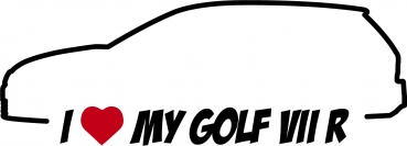 I LOVE MY GOLF 7 R